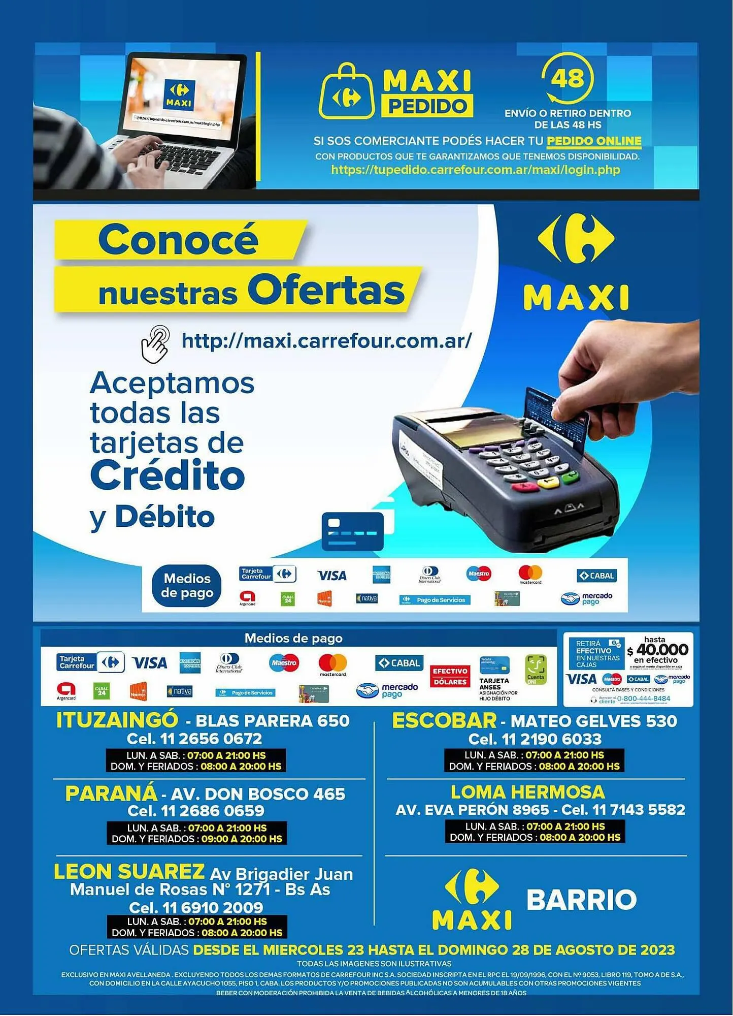 Ofertas de Catálogo Carrefour Maxi 23 de agosto al 27 de agosto 2023 - Página 5 del catálogo
