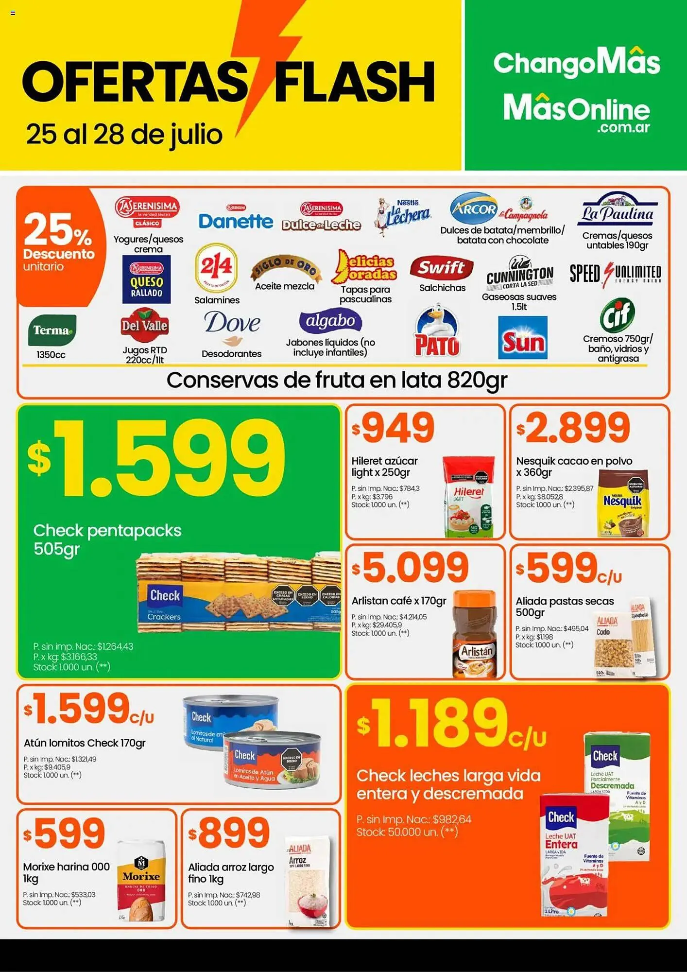 Ofertas de Catálogo Changomas 25 de julio al 28 de julio 2025 - Página 3 del catálogo