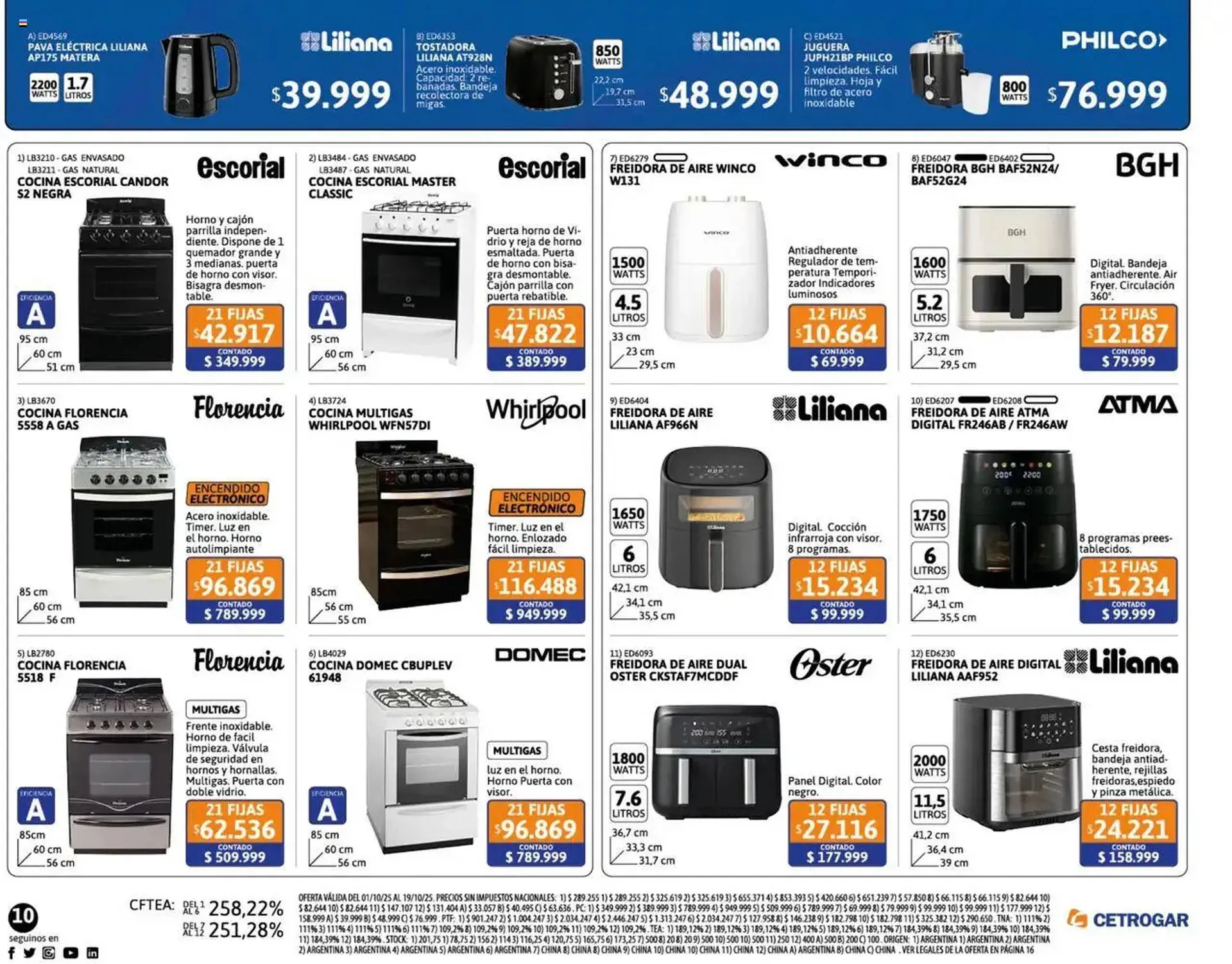 Ofertas de Catálogo Cetrogar 1 de octubre al 31 de octubre 2025 - Página 10 del catálogo