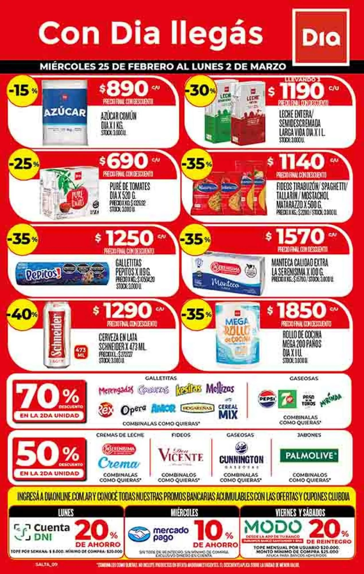 Ofertas de Folleto Supermercados DIA 28 de febrero al 2 de marzo 2026 - Página 1 del catálogo