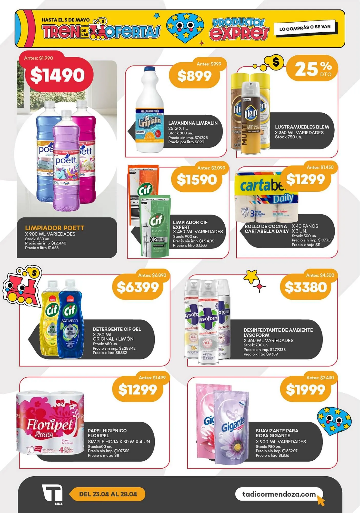 Ofertas de Catálogo Supermercados Tadicor 22 de abril al 28 de abril 2026 - Página 6 del catálogo