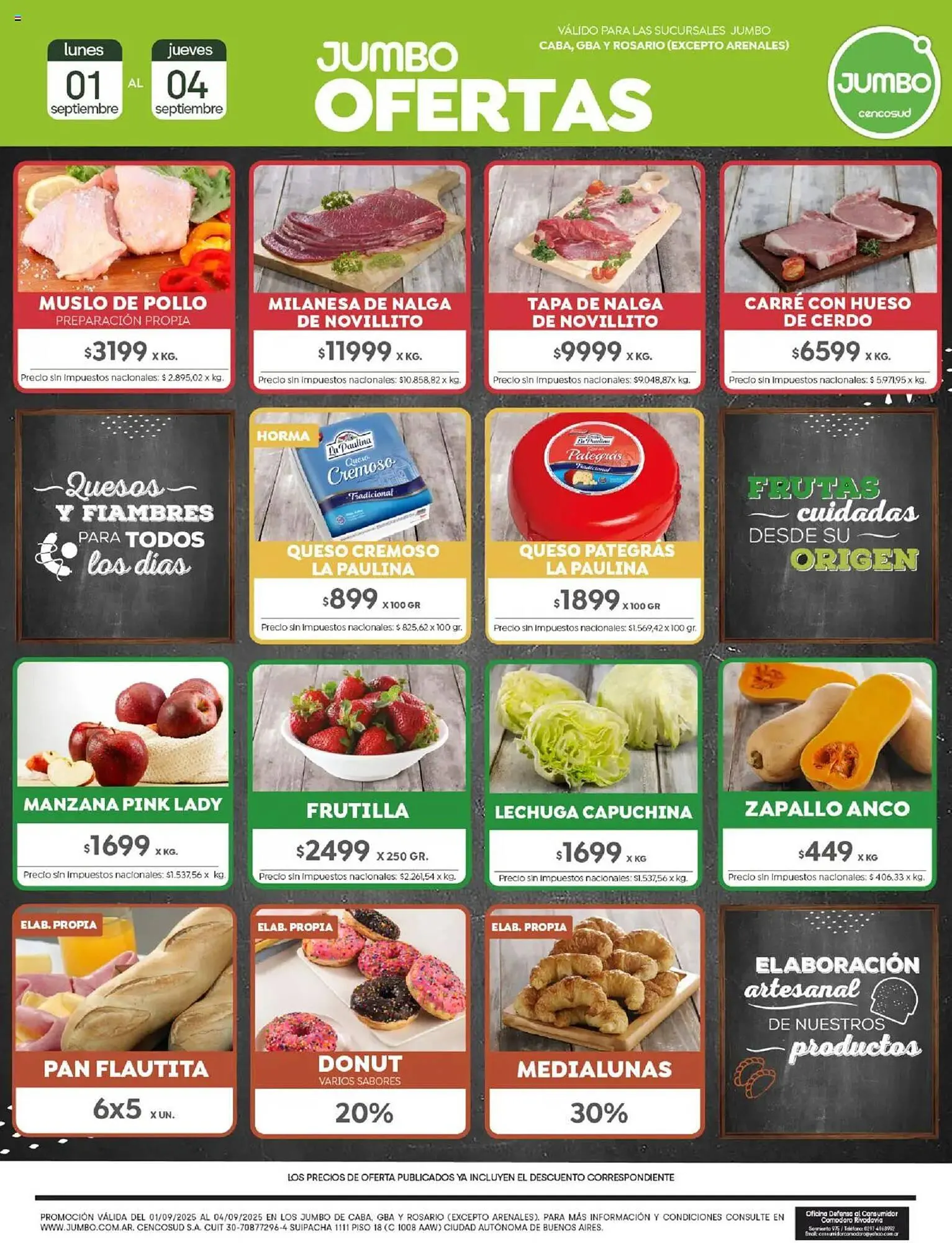 Ofertas de Catálogo Jumbo 1 de septiembre al 4 de septiembre 2025 - Página 1 del catálogo