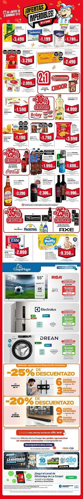Ofertas de Catálogo Cooperativa Obrera 14 de mayo al 17 de mayo 2026 - Página 1 del catálogo