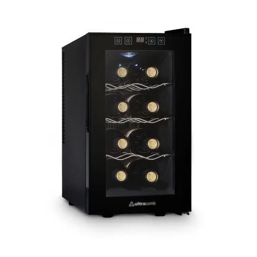 Cava Termoeléctrica CV-6008 Ultracomb 8 Botellas Negra