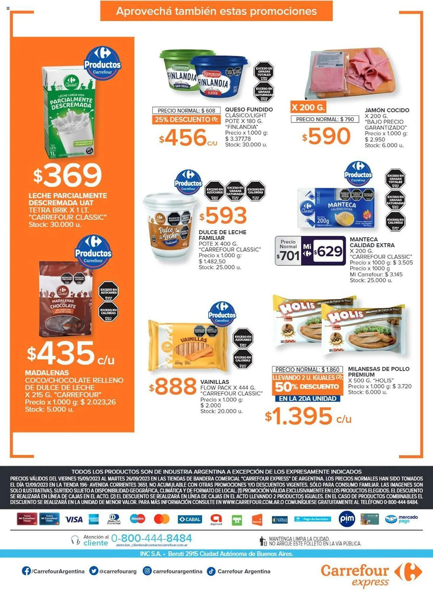 Ofertas de Catálogo Carrefour Express 15 de septiembre al 26 de septiembre 2023 - Página 3 del catálogo