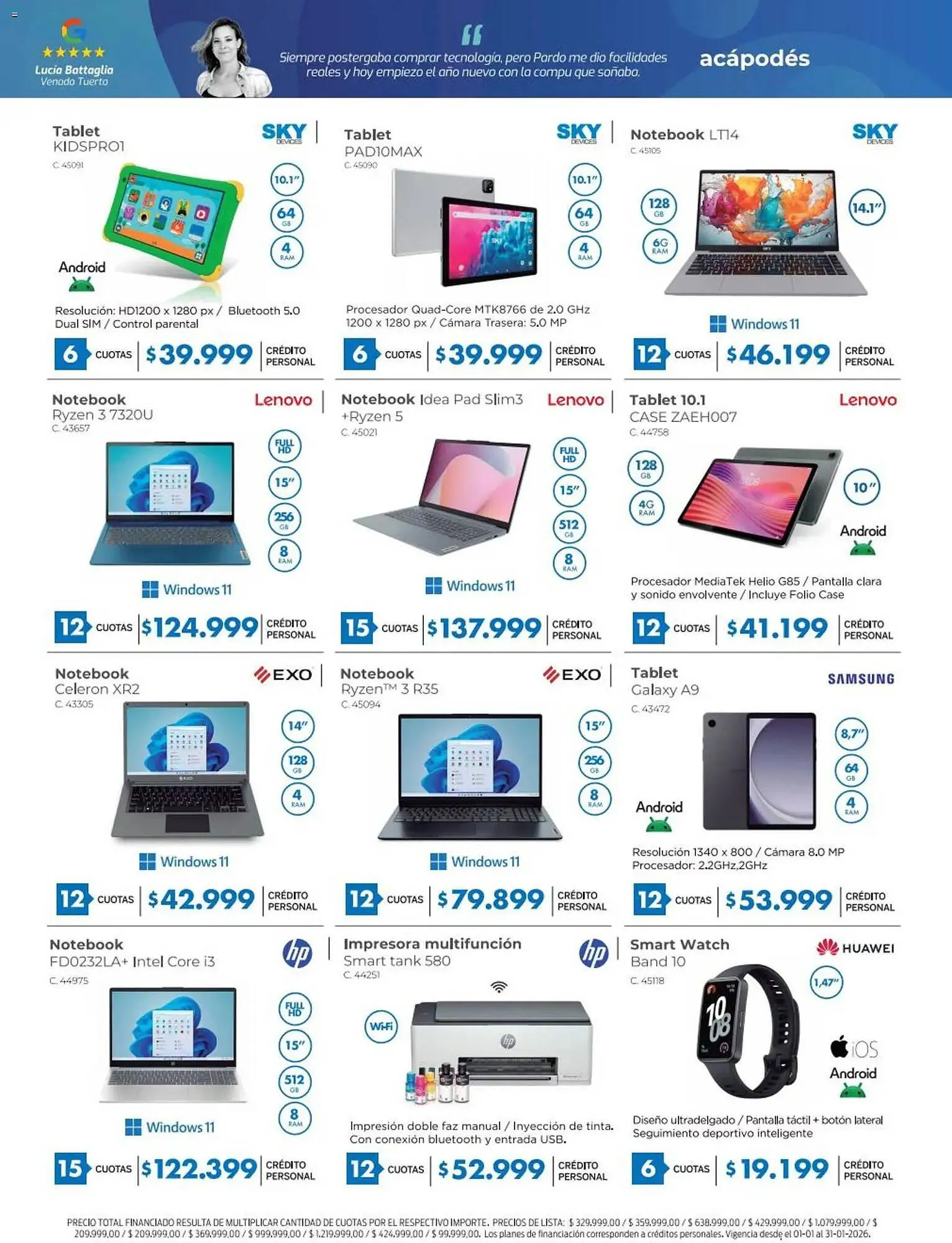 Ofertas de Catálogo Pardo Hogar 6 de enero al 1 de febrero 2026 - Página 12 del catálogo