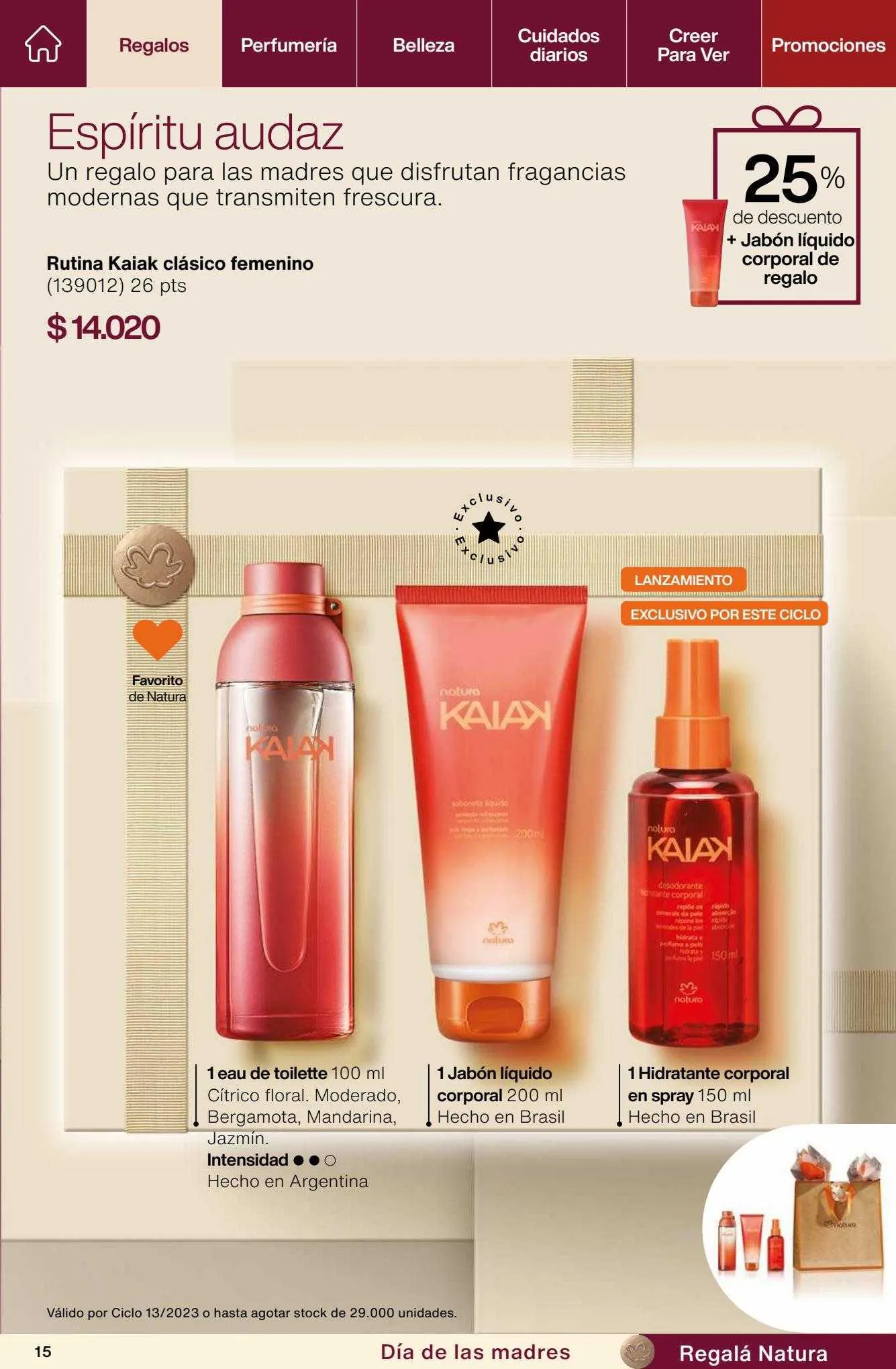 Ofertas de Catálogo Natura 7 de julio al 30 de septiembre 2023 - Página 15 del catálogo