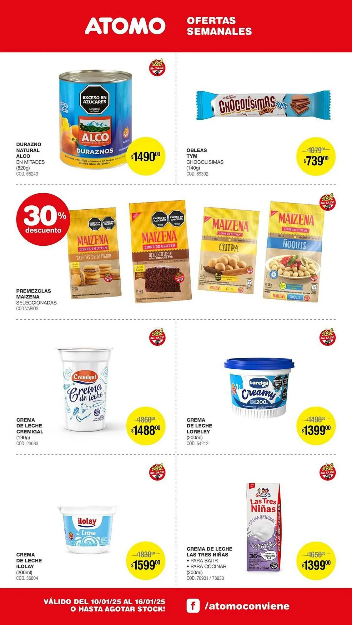 Ofertas de Catálogo Atomo Conviene 10 de enero al 16 de enero 2025 - Página 15 del catálogo