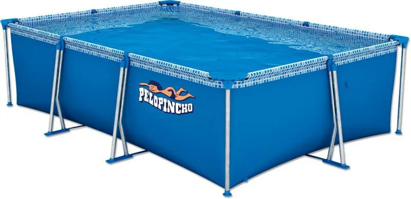 Pileta Estructural Rectangular De Lona De 4500 Litros - PELOPINCHO