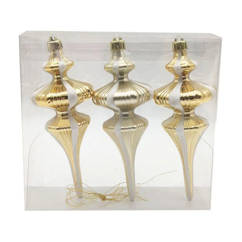 Set de 3 Colgantes de árbol Pirinolas Cotidiana 15 cm