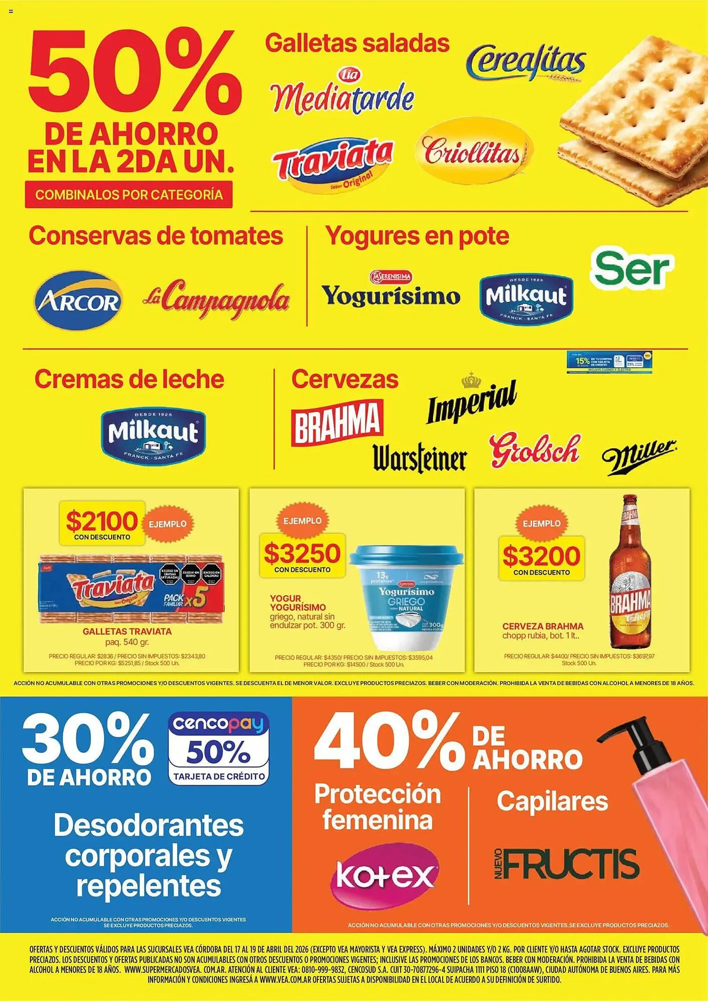 Ofertas de Catálogo Supermercados Vea 17 de abril al 19 de abril 2026 - Página 4 del catálogo