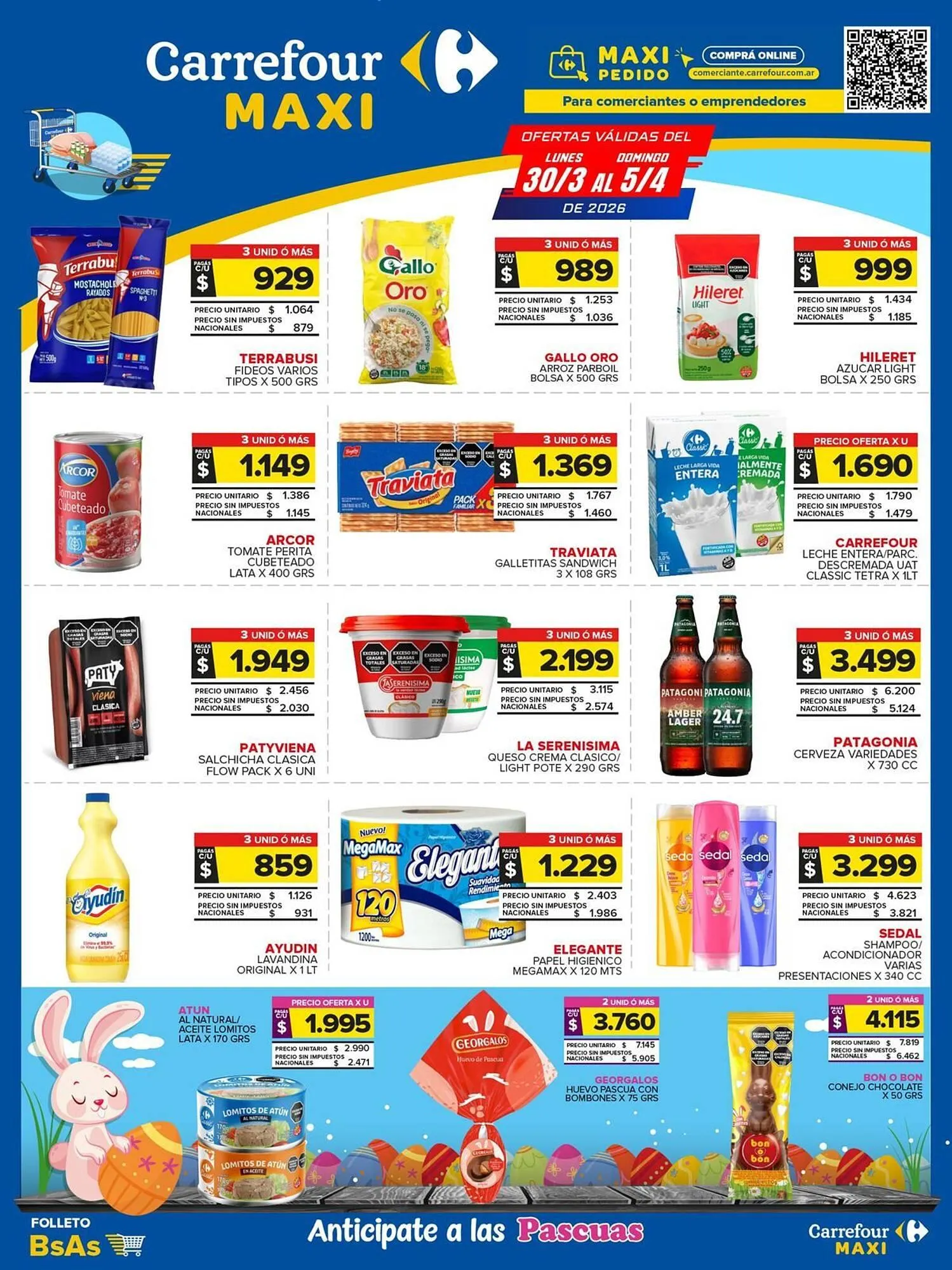 Ofertas de Folleto Carrefour Maxi 30 de marzo al 6 de abril 2026 - Página 1 del catálogo