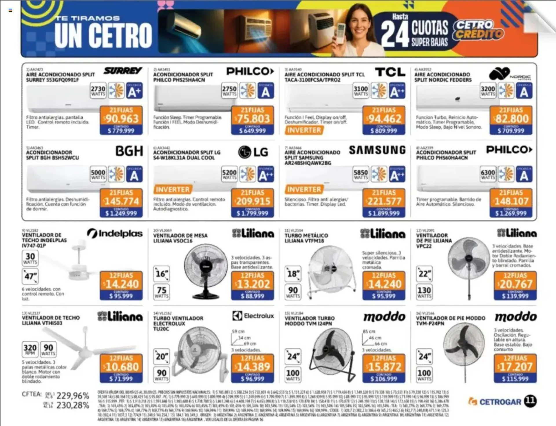 Ofertas de Catálogo Cetrogar 22 de septiembre al 1 de octubre 2025 - Página 11 del catálogo