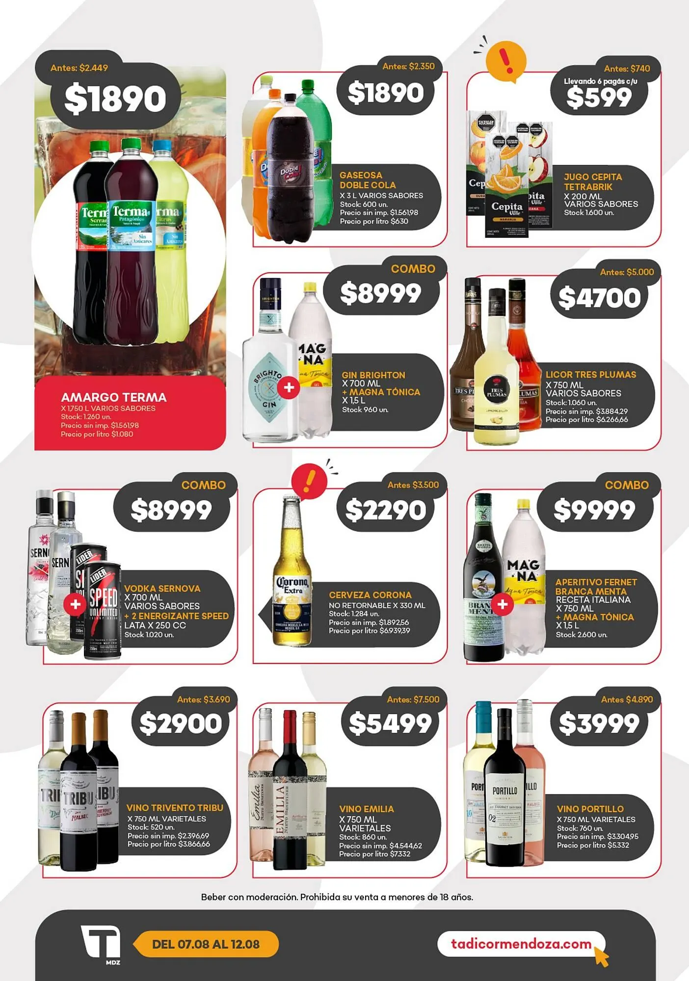 Ofertas de Catálogo Supermercados Tadicor 6 de agosto al 14 de agosto 2025 - Página 3 del catálogo