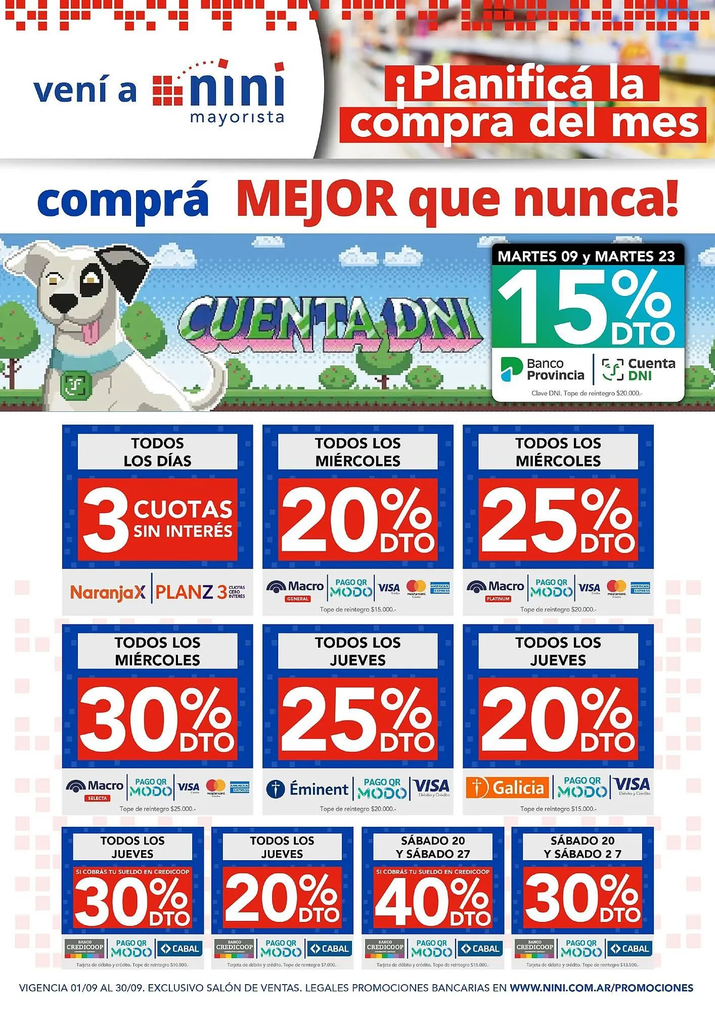 Ofertas de Catálogo Nini Mayorista 9 de septiembre al 23 de septiembre 2025 - Página 1 del catálogo