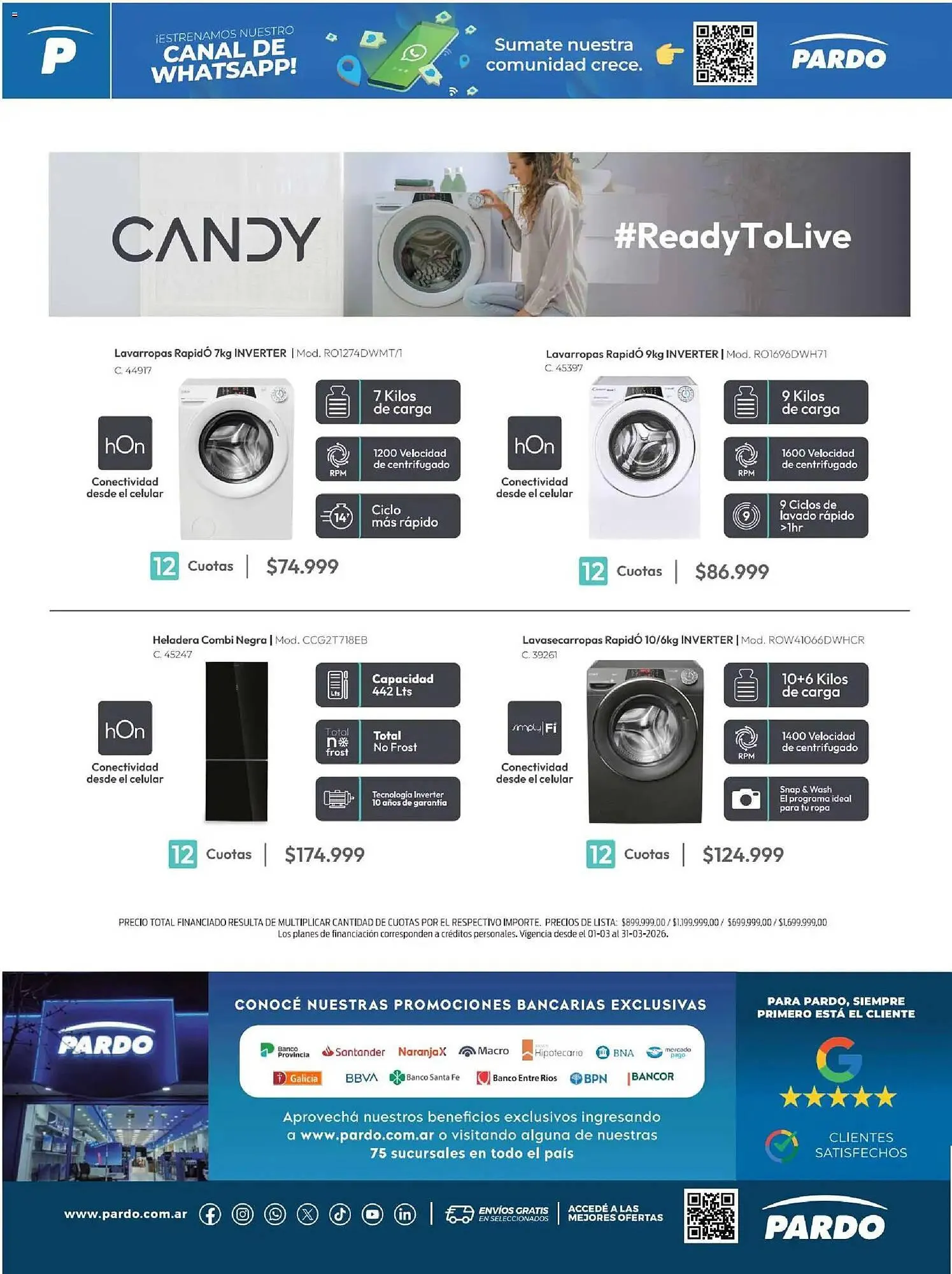 Ofertas de Catálogo Pardo Hogar 1 de marzo al 1 de abril 2026 - Página 16 del catálogo