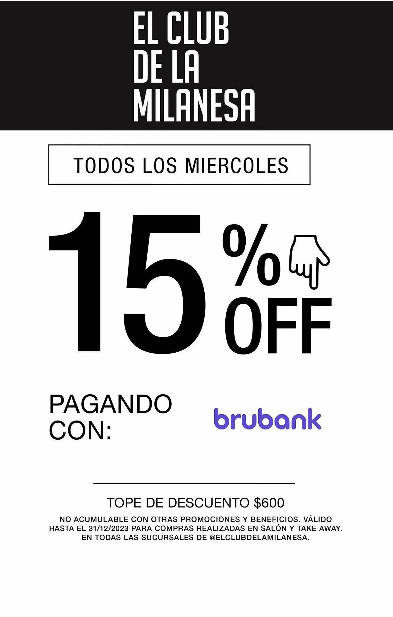 Ofertas de Catálogo El Club De La Milanesa 1 de agosto al 31 de agosto 2023 - Página 14 del catálogo