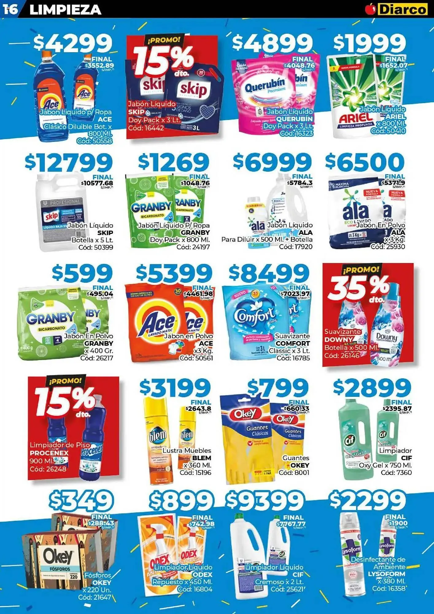 Ofertas de Catálogo Diarco 30 de junio al 6 de julio 2025 - Página 16 del catálogo