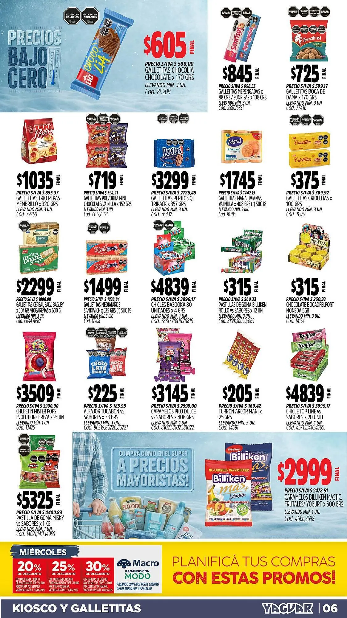 Ofertas de Catálogo Supermercados Yaguar 16 de junio al 20 de junio 2025 - Página 6 del catálogo