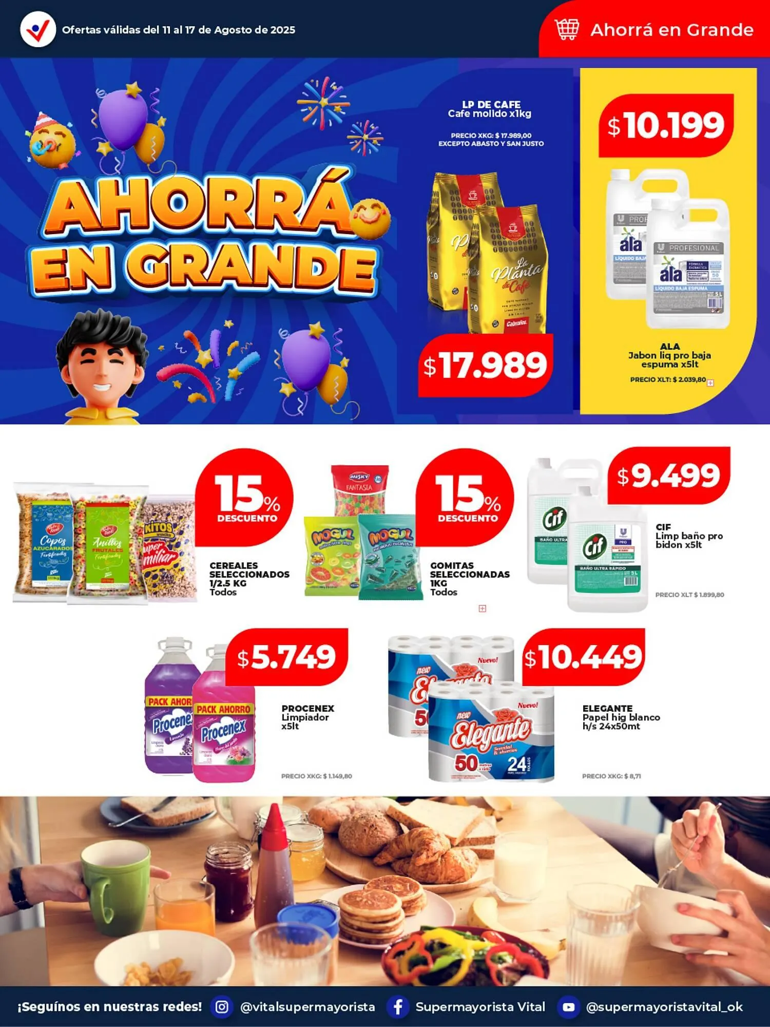 Ofertas de Catálogo Supermayorista Vital 11 de agosto al 17 de agosto 2025 - Página 22 del catálogo