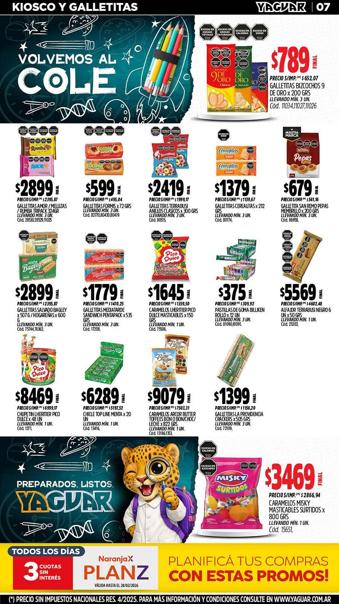 Ofertas de Catálogo Supermercados Yaguar 23 de febrero al 1 de marzo 2026 - Página 7 del catálogo