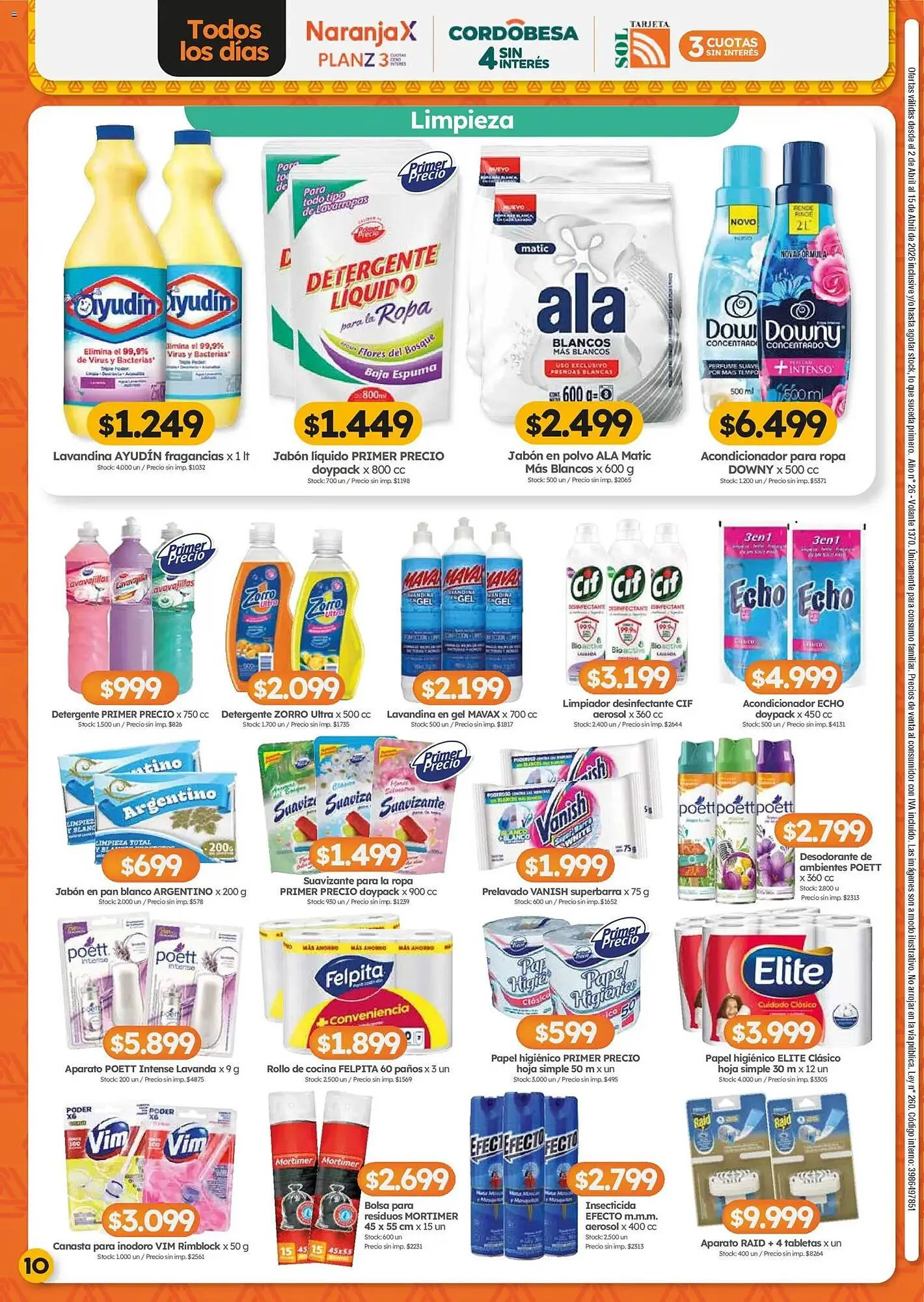 Ofertas de Folleto Cordiez 1 de abril al 15 de abril 2026 - Página 10 del catálogo