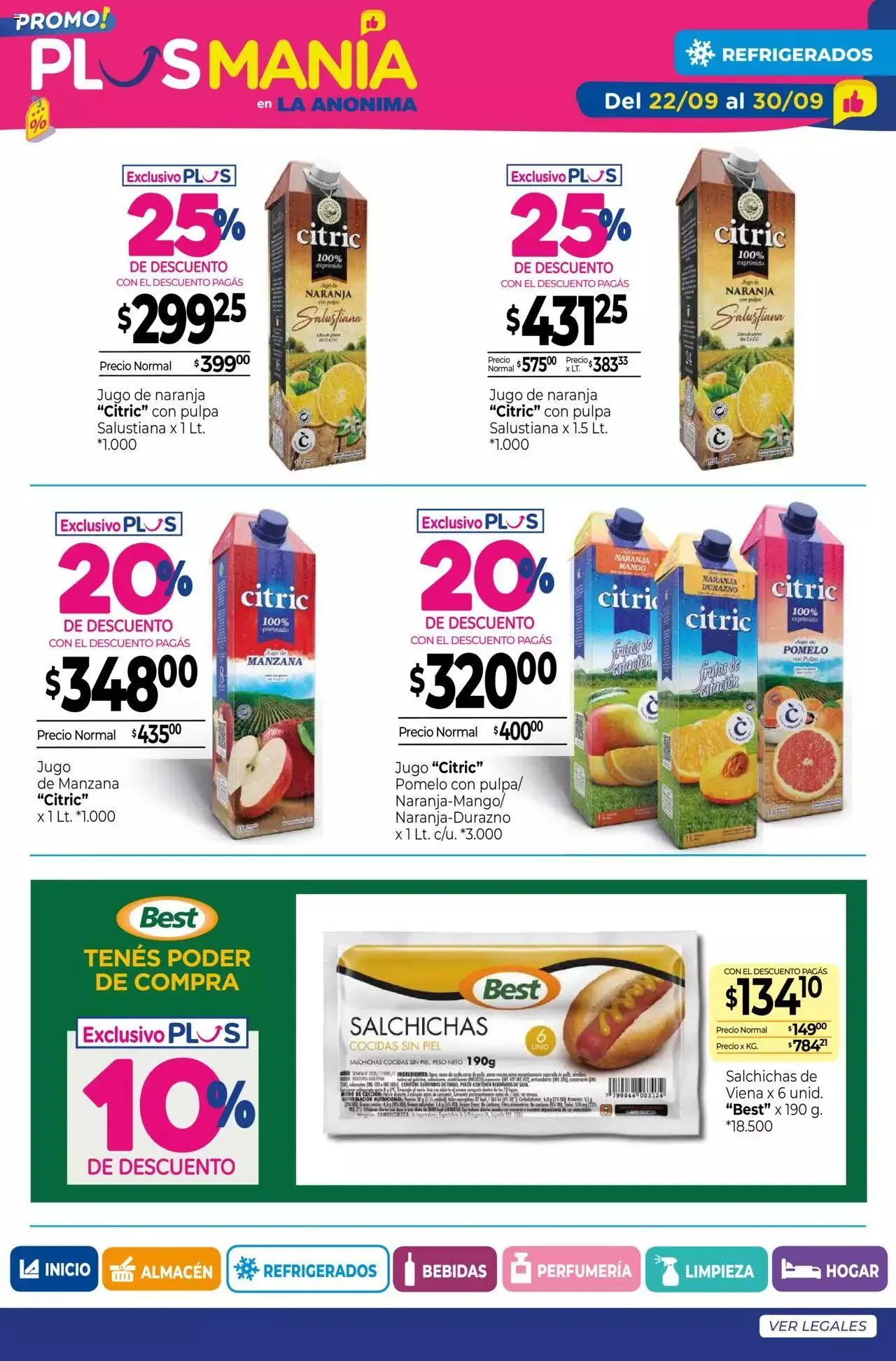 Ofertas de La Anonima - Super Ventajas - Septiembre 2022 22 de septiembre al 30 de septiembre 2023 - Página 28 del catálogo