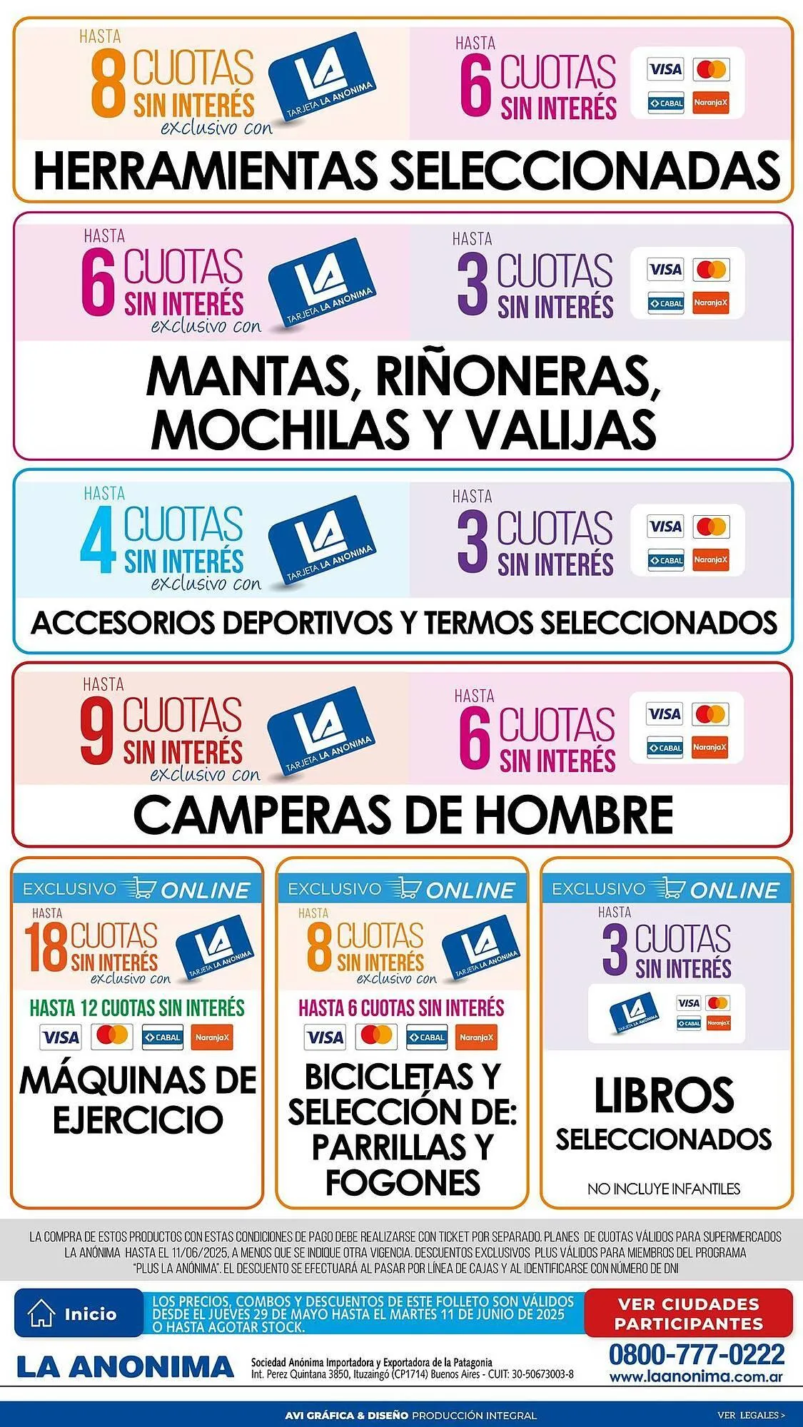 Ofertas de Catálogo La Anonima 29 de mayo al 15 de junio 2025 - Página 36 del catálogo