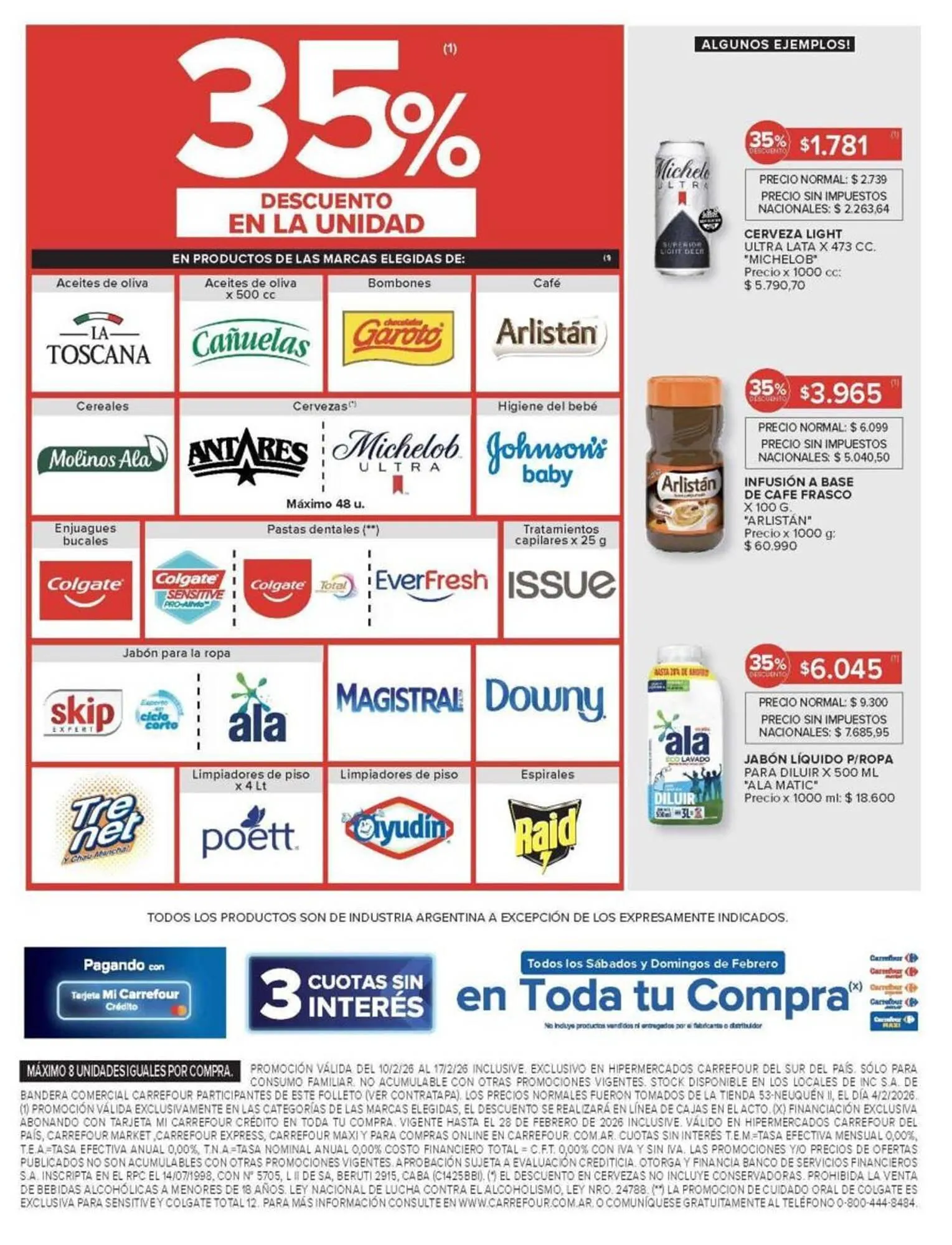 Ofertas de Catálogo Carrefour 10 de febrero al 18 de febrero 2026 - Página 11 del catálogo