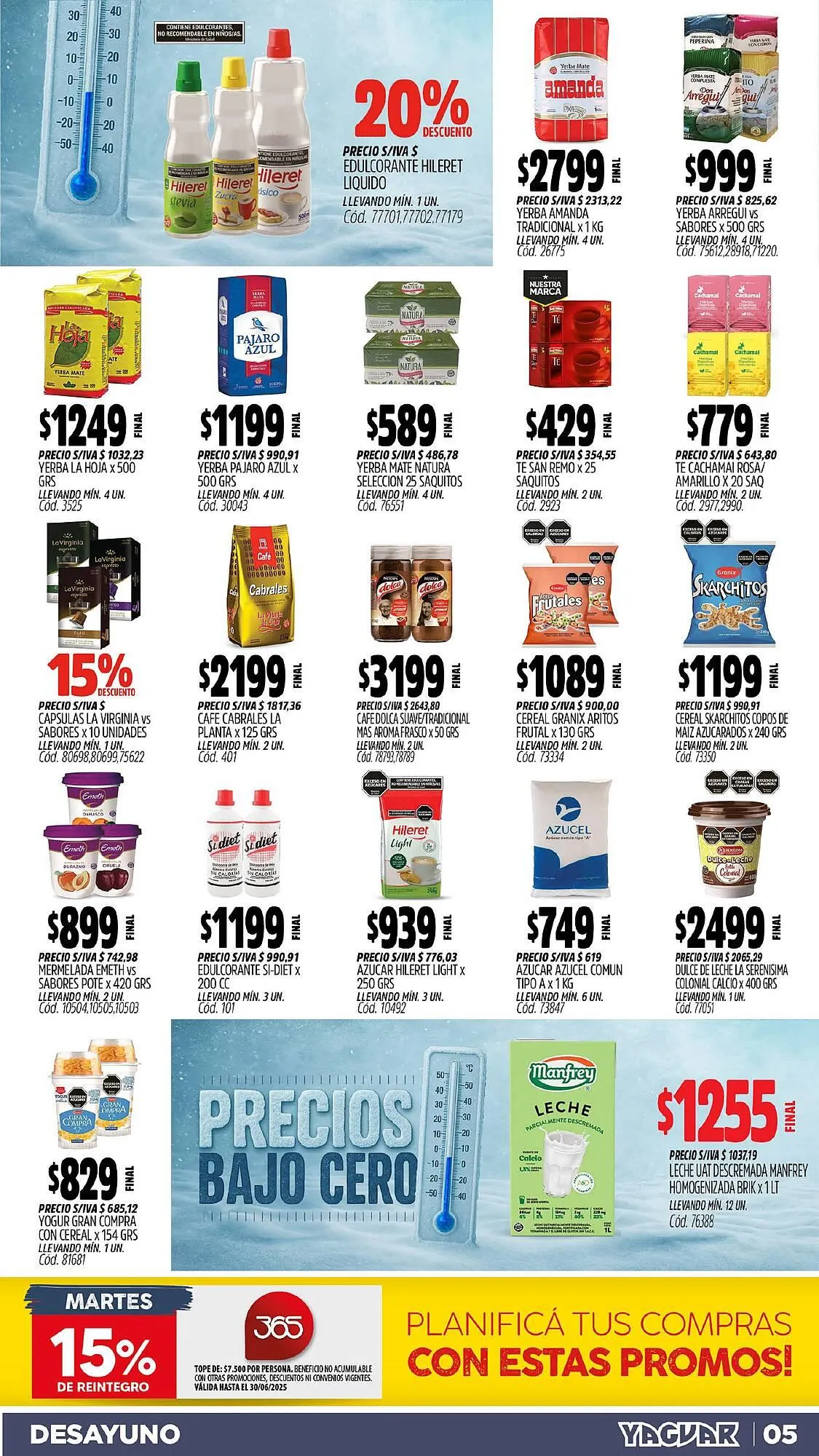 Ofertas de Catálogo Supermercados Yaguar 16 de junio al 20 de junio 2025 - Página 5 del catálogo
