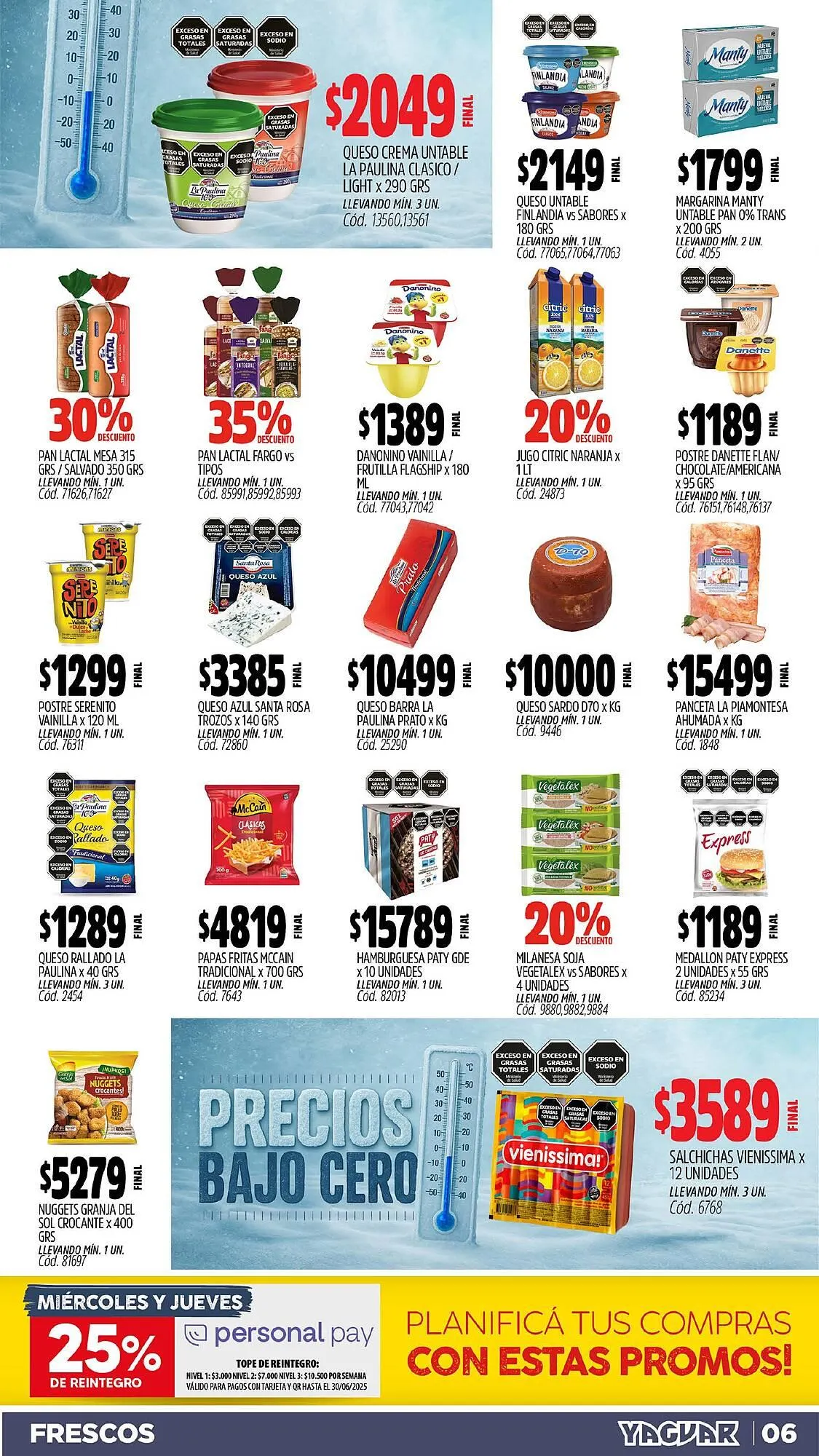 Ofertas de Catálogo Supermercados Yaguar 9 de junio al 16 de junio 2025 - Página 7 del catálogo