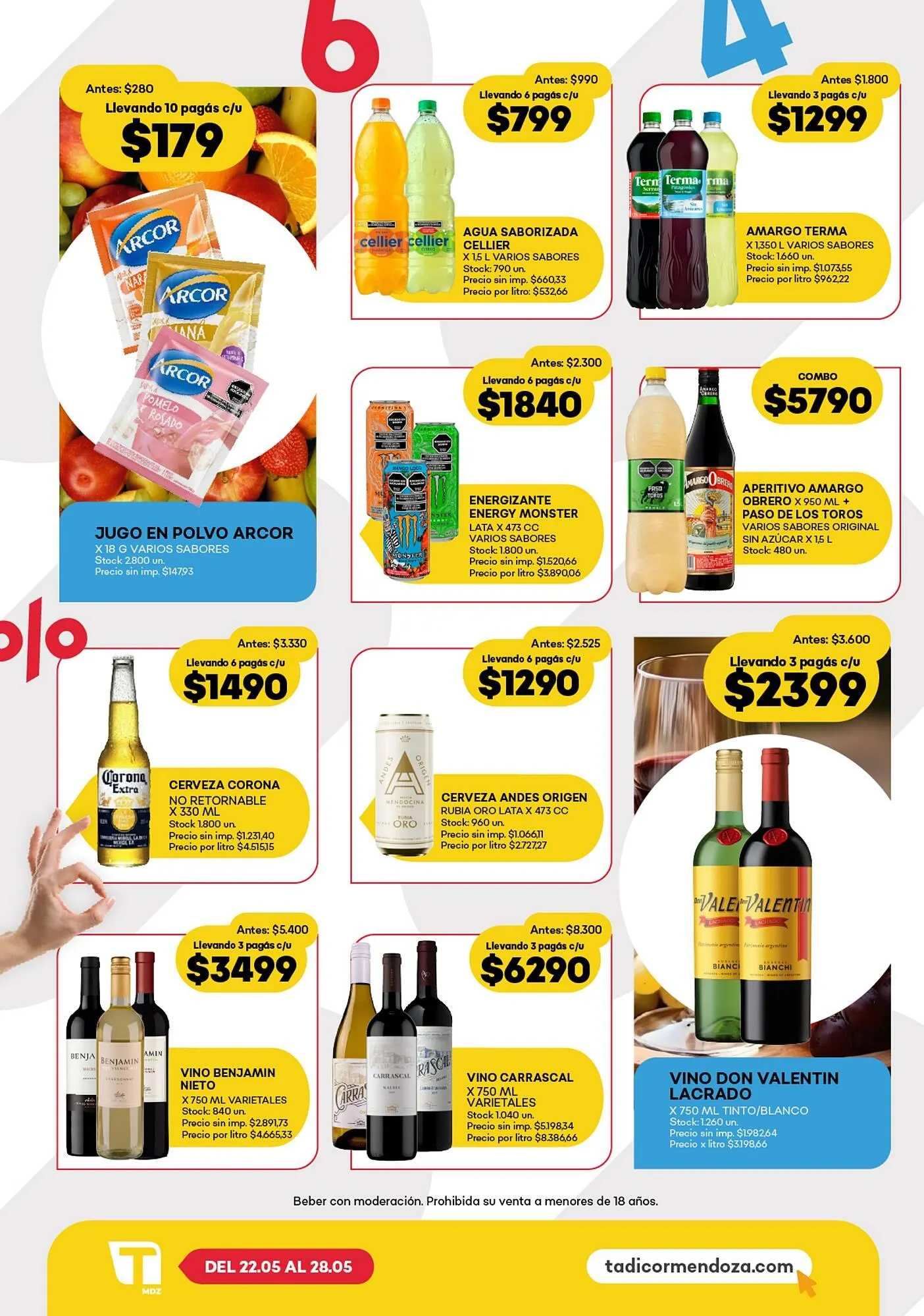 Ofertas de Catálogo Supermercados Tadicor 21 de mayo al 28 de mayo 2025 - Página 4 del catálogo