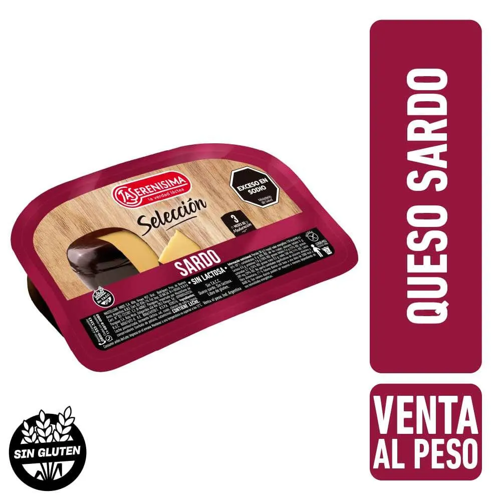 Queso Sardo Paquete X Kg La Serenisima