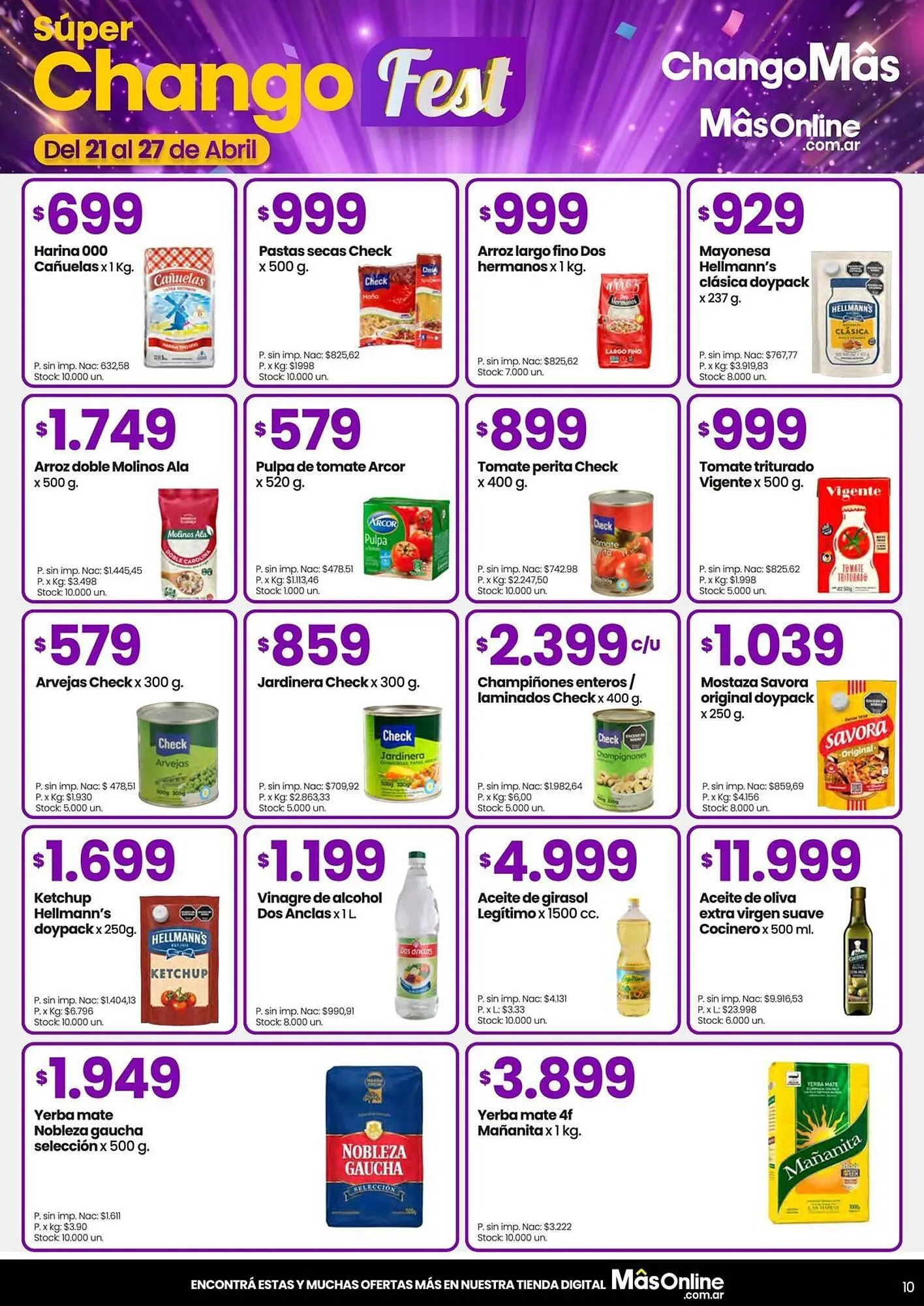 Ofertas de Catálogo Changomas 21 de abril al 27 de abril 2026 - Página 10 del catálogo