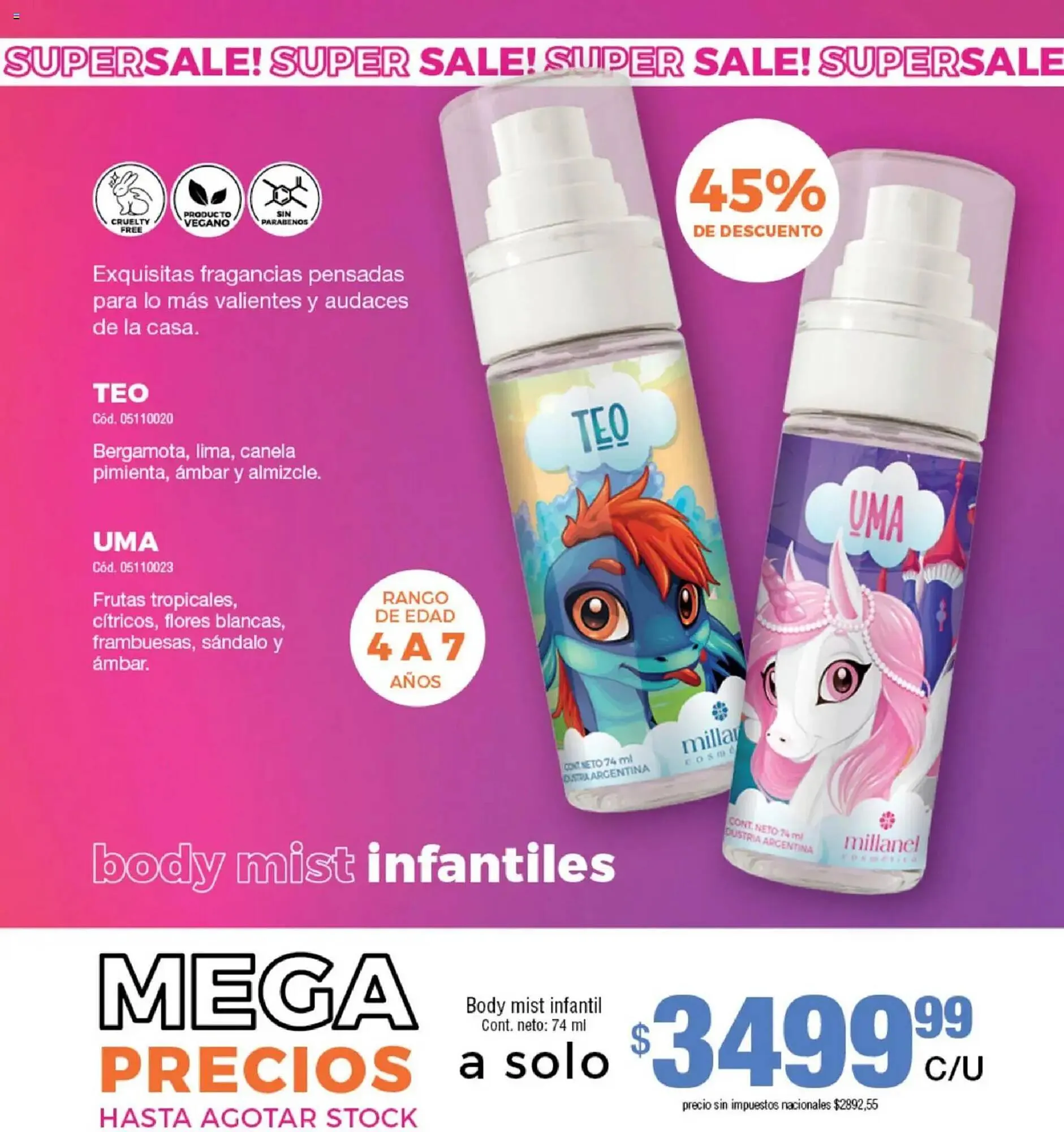 Ofertas de Catálogo Millanel Cosmética 2 de febrero al 2 de marzo 2026 - Página 111 del catálogo