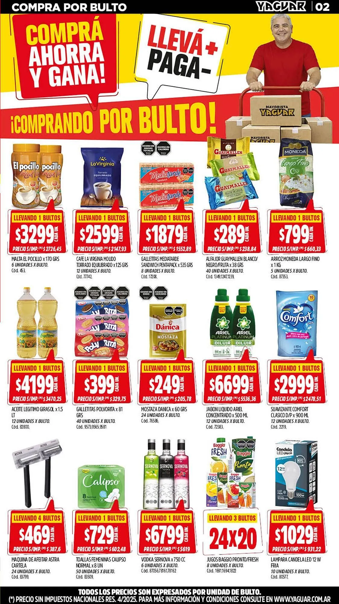 Ofertas de Catálogo Supermercados Yaguar 4 de mayo al 10 de mayo 2026 - Página 2 del catálogo