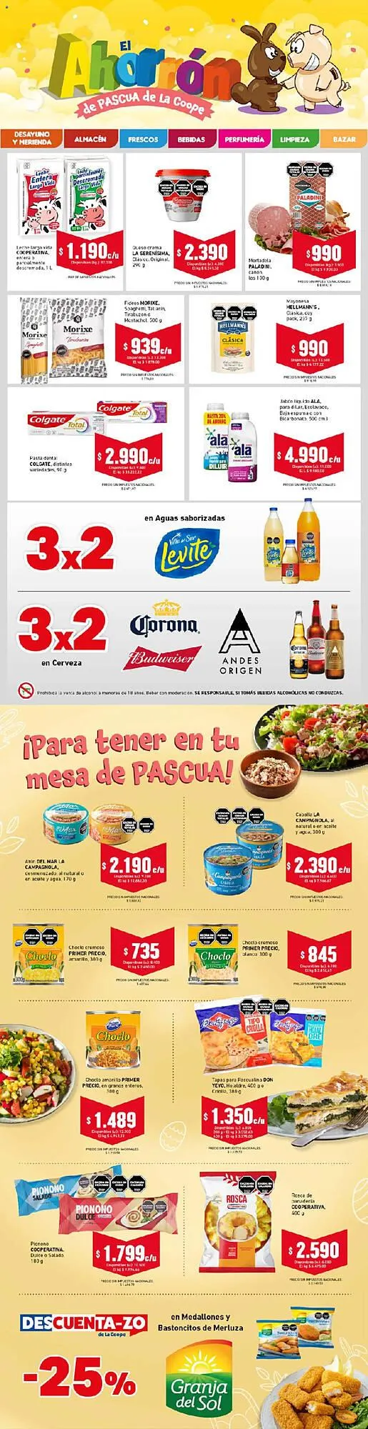 Ofertas de Catálogo Cooperativa Obrera 10 de abril al 23 de abril 2025 - Página 1 del catálogo