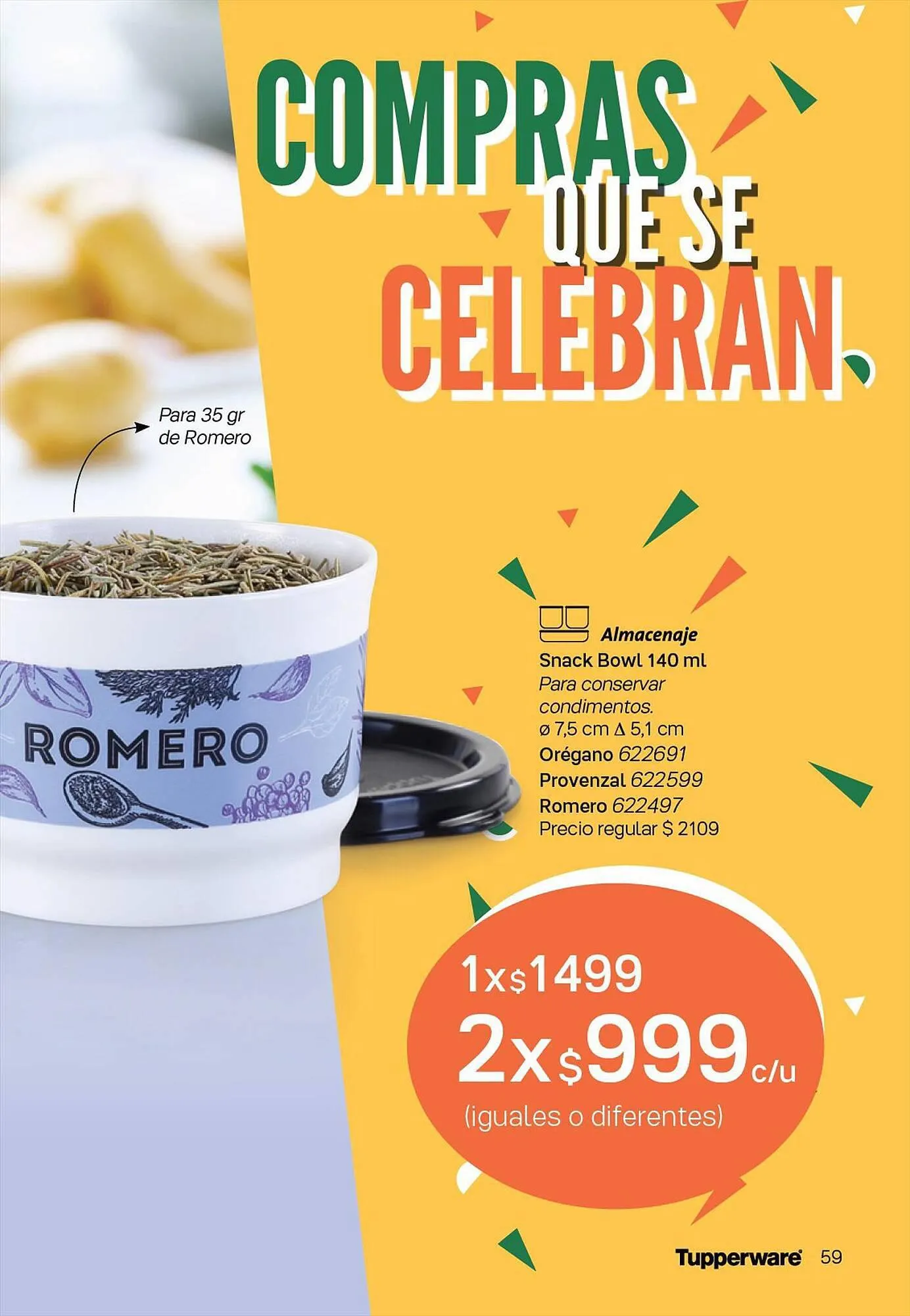 Ofertas de Catálogo Tupperware 25 de septiembre al 31 de octubre 2023 - Página 60 del catálogo