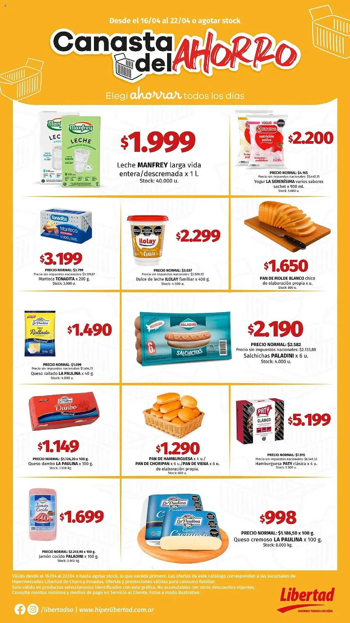 Ofertas de Catálogo Hipermercado Libertad 16 de abril al 22 de abril 2026 - Página 4 del catálogo