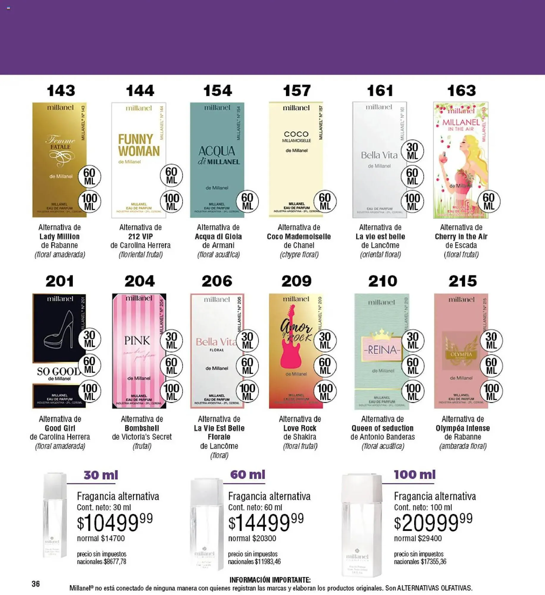 Ofertas de Catálogo Millanel Cosmética 2 de marzo al 29 de marzo 2026 - Página 36 del catálogo