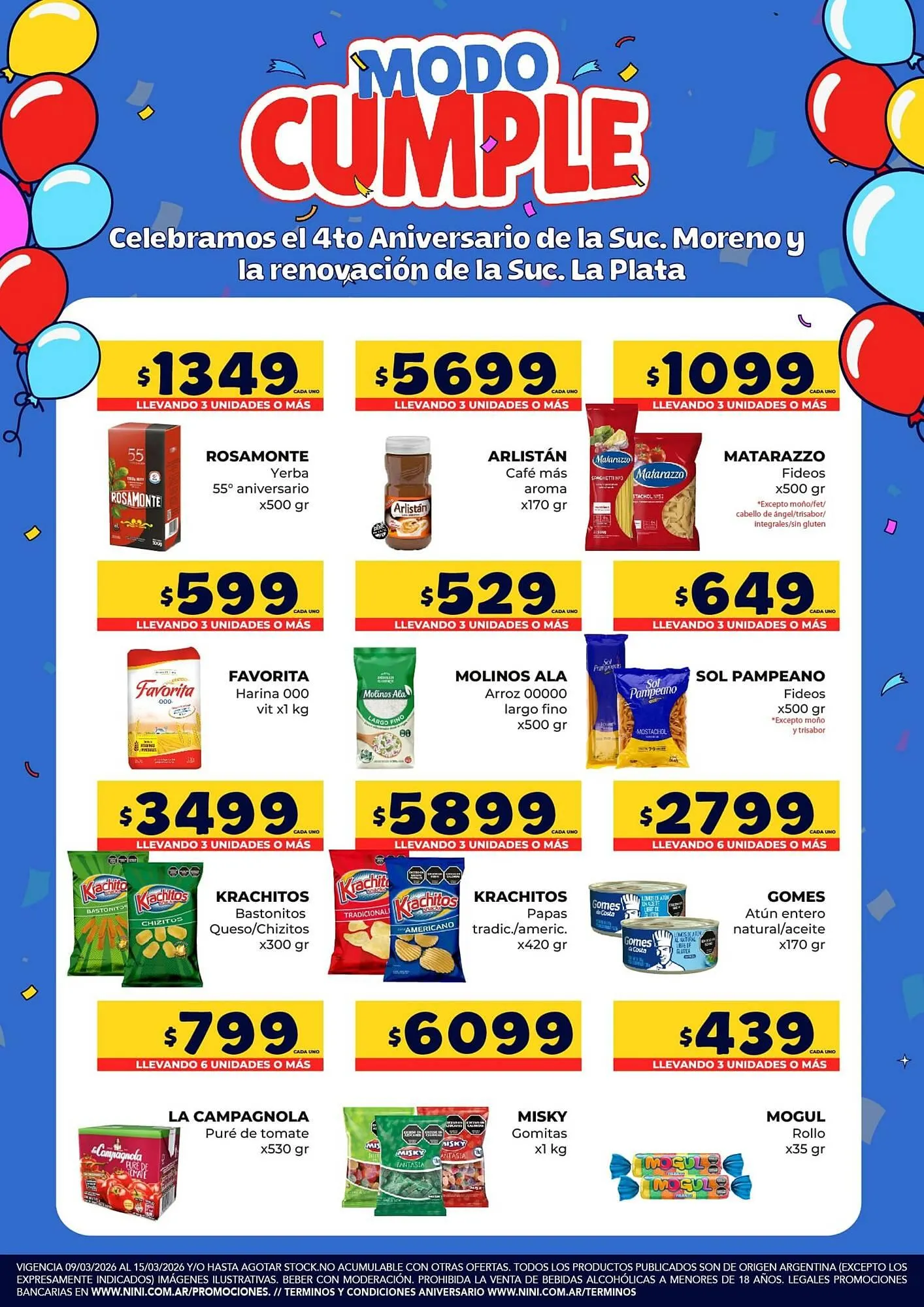 Ofertas de Catálogo Nini Mayorista 9 de marzo al 15 de marzo 2026 - Página 1 del catálogo