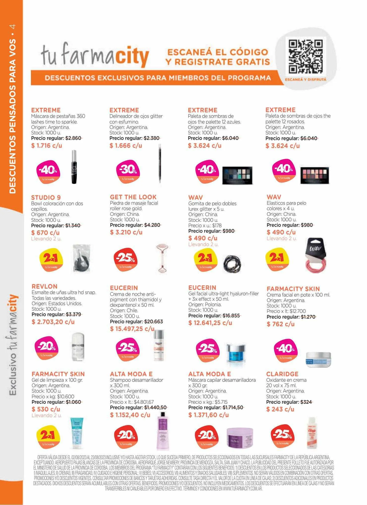 Ofertas de Catálogo Farmacity 1 de junio al 30 de septiembre 2023 - Página 4 del catálogo