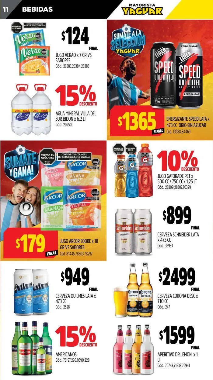 Ofertas de Ofertas Supermercados Yaguar Posadas 8 de julio al 14 de julio 2024 - Página 11 del catálogo