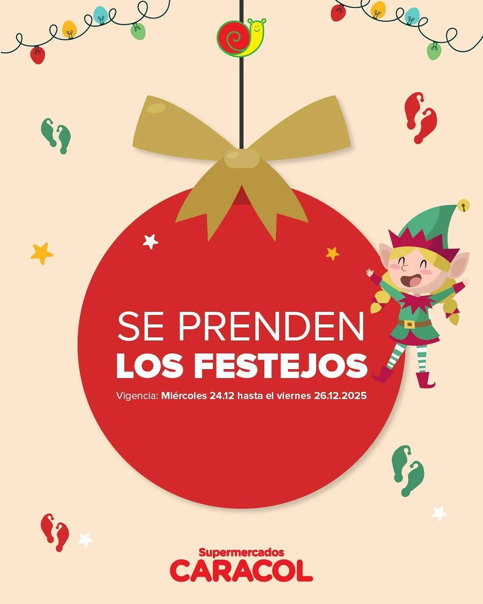 Ofertas de Catálogo Supermercados Caracol 24 de diciembre al 26 de diciembre 2025 - Página 1 del catálogo