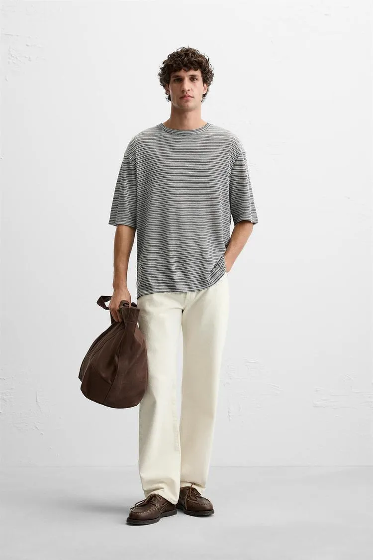 CAMISETA CÁÑAMO - VISCOSA RAYAS