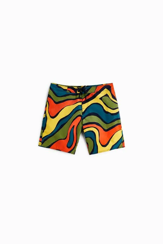 BAÑADOR ESTAMPADO ABSTRACTO