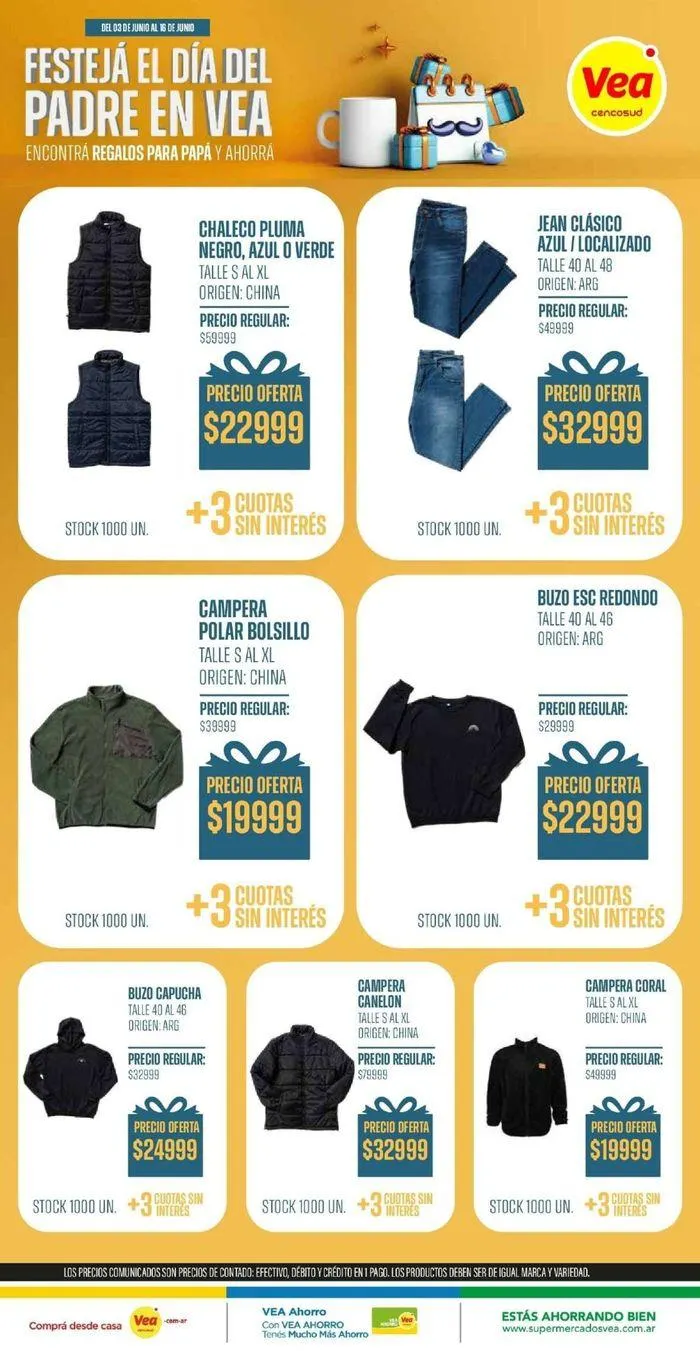 Ofertas de Festejá el Día del Padre en Vea 5 de junio al 16 de junio 2024 - Página 1 del catálogo