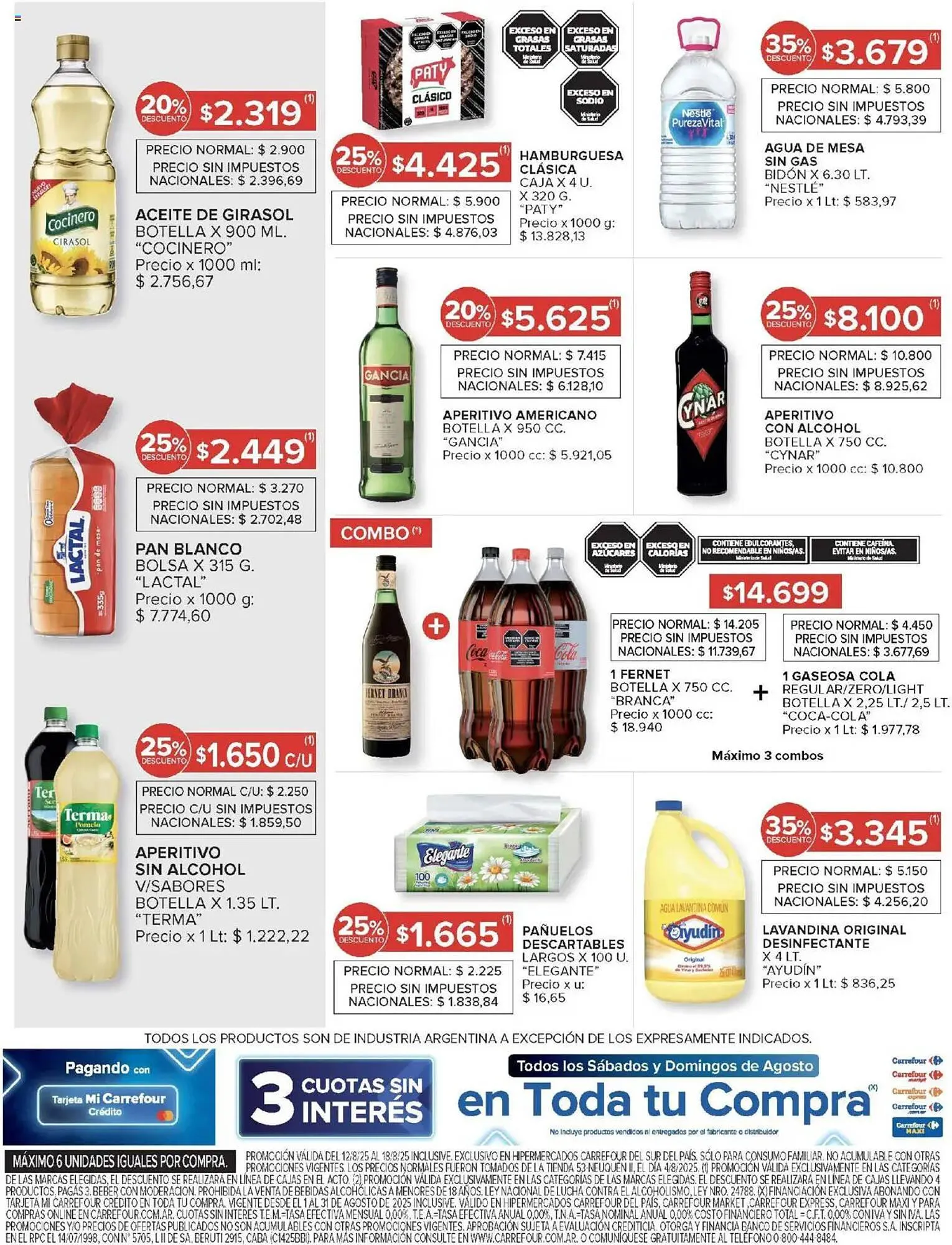 Ofertas de Catálogo Carrefour 12 de agosto al 19 de agosto 2025 - Página 12 del catálogo