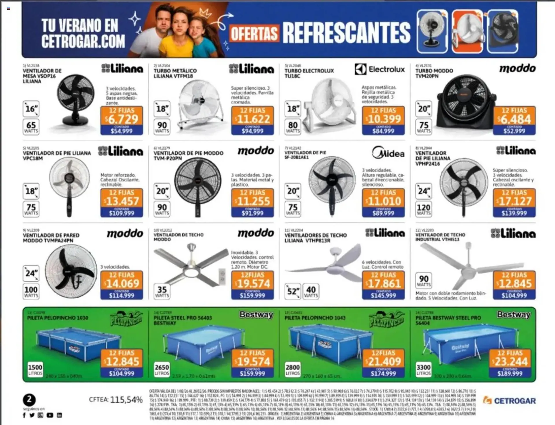 Ofertas de Catálogo Cetrogar 1 de febrero al 28 de febrero 2026 - Página 2 del catálogo