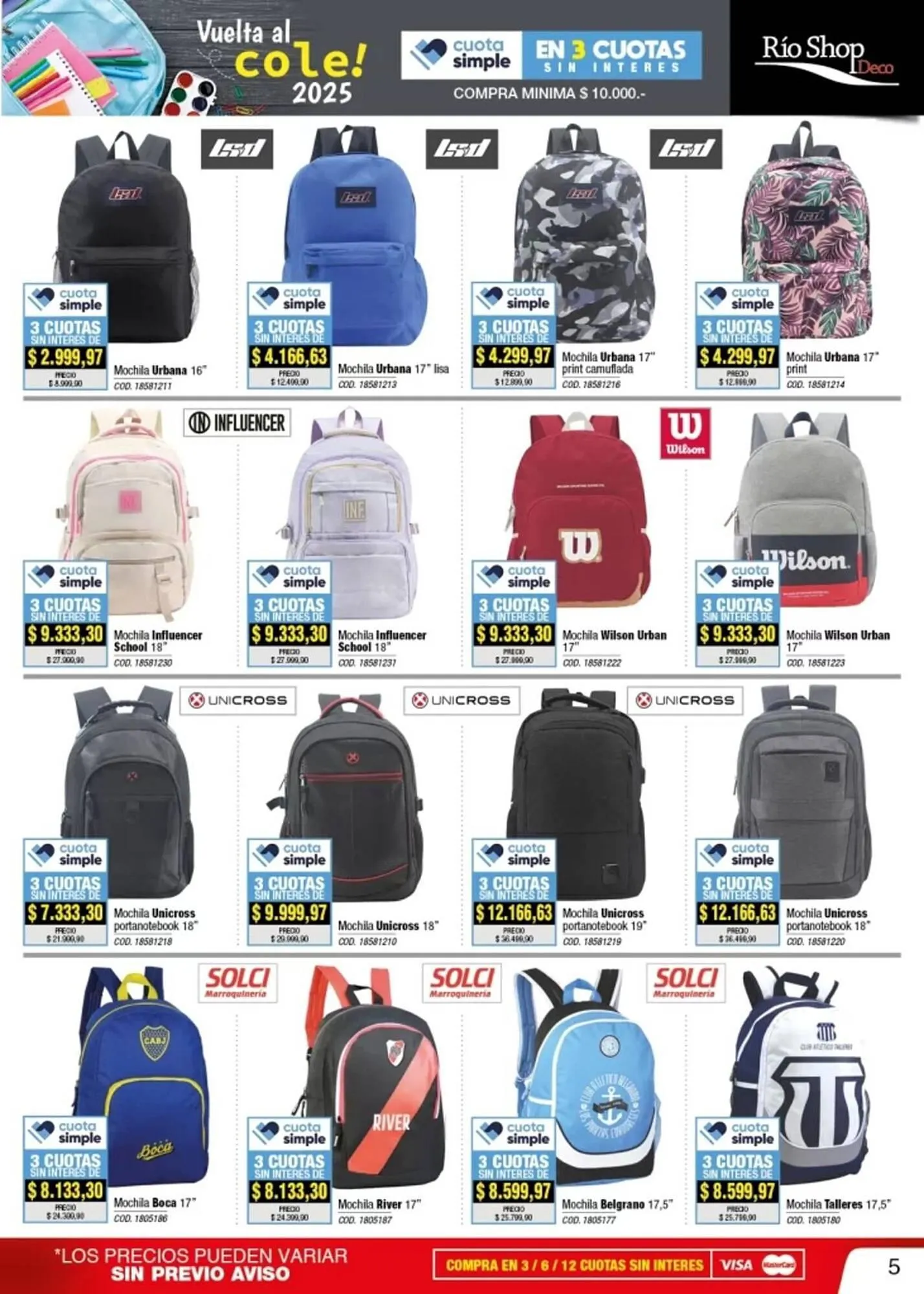 Ofertas de Catálogo Rio Shop Deco 1 de febrero al 15 de febrero 2025 - Página 5 del catálogo